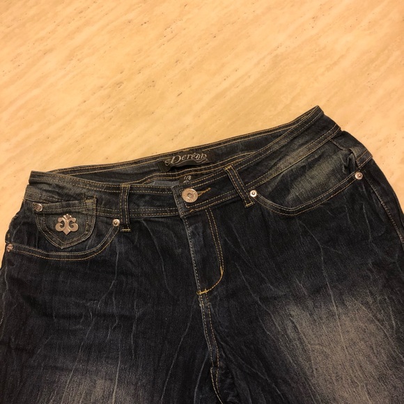 New Dereon Wings of Angles Jeans Size 27/28 - Picture 5 of 7